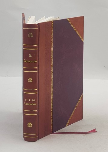Gattopardo 1957 giuseppe - gattopardo, by